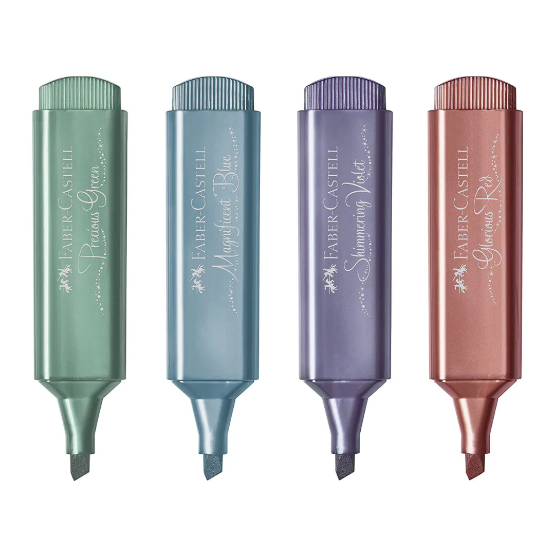 Faber-Castell Highlighter TL 46 Metallic Wallet 4x CS, B
