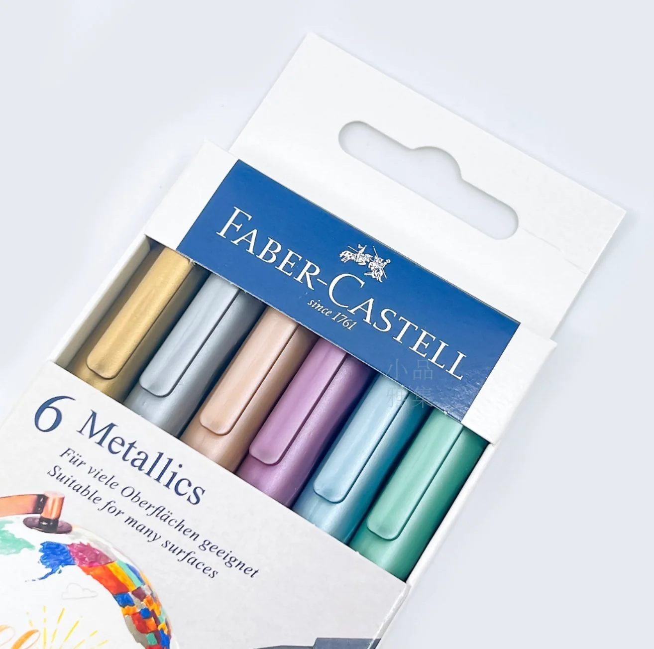 Faber-Castell Metallics Marker Cardboard Wallet Of 6 /  Neon marker Cardboard Wallet Of 6 - Image 6