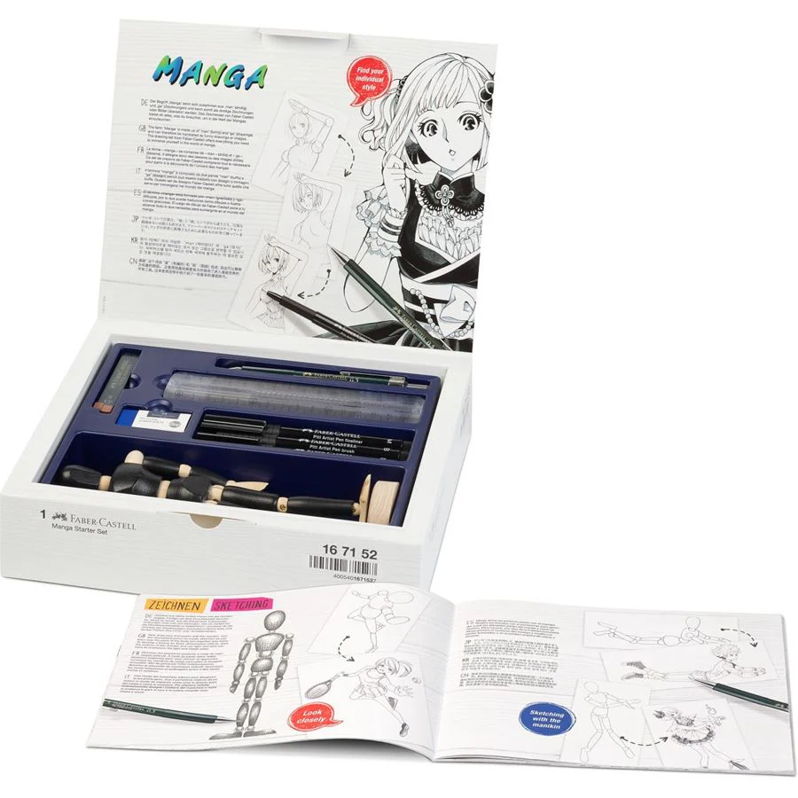 Faber-Castell Pitt Artist Pen Brush Manga Starter Set - Image 2
