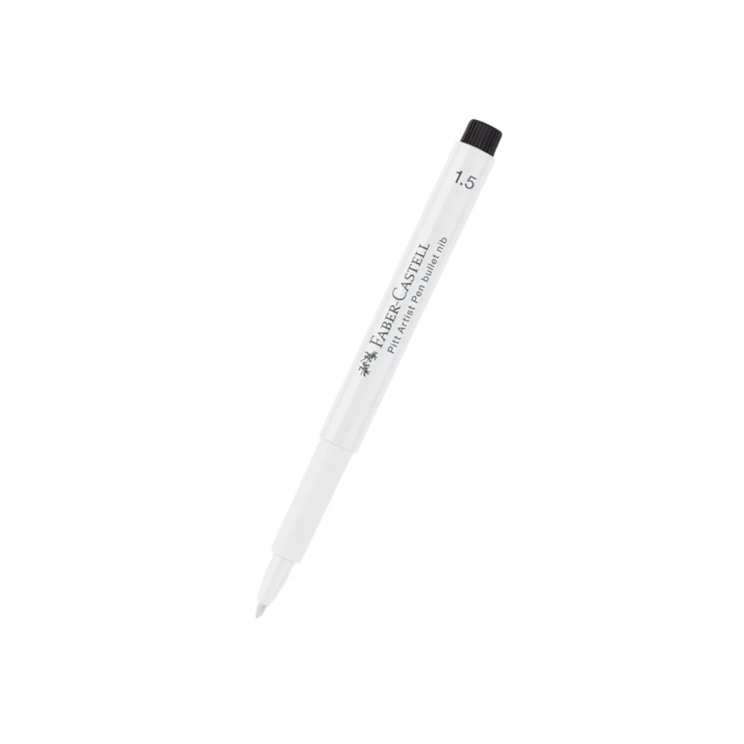 Faber-Castell PITT Artist Pen Bullet Nib 1.5mm White