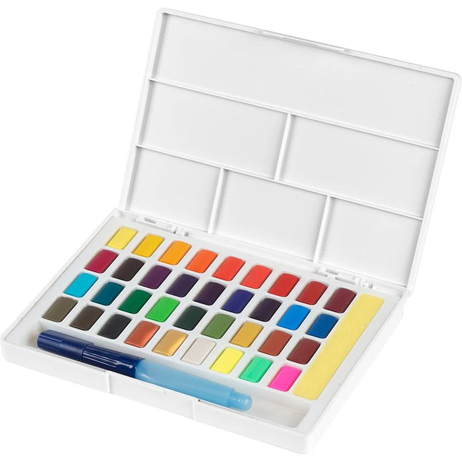 Faber-Castell Watercolours In Pans 36ct Set - Image 2
