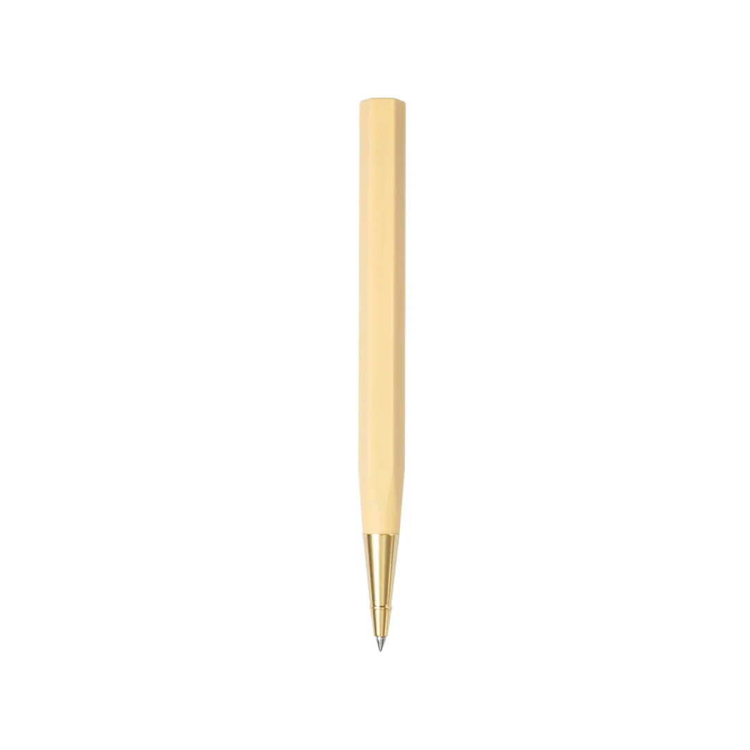 Ystudio Glamour Evolve-Ocean Sustainable Rollerball Pen - Dawn Yellow - Image 2