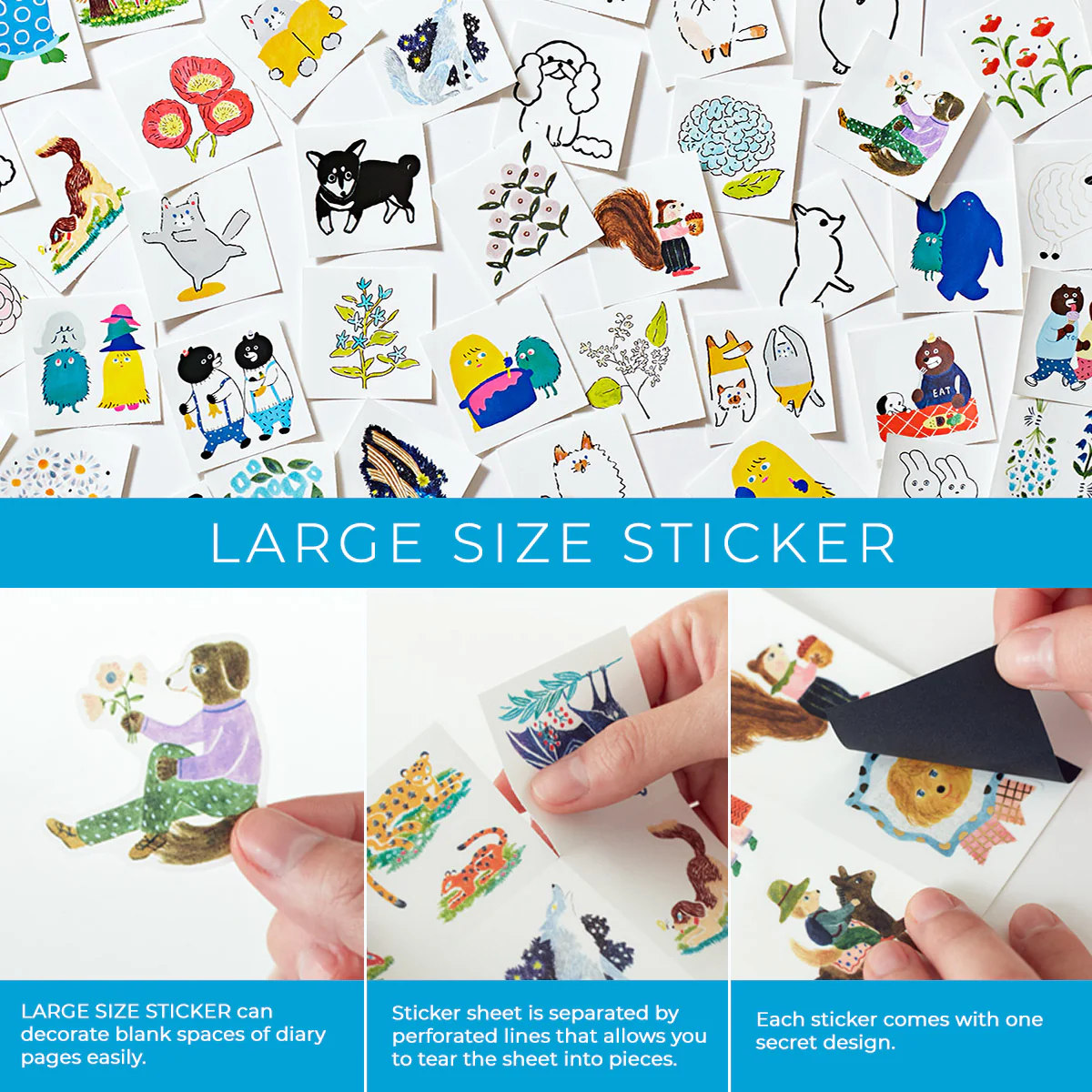 Hitotoki Large Size Sticker Food - Image 3