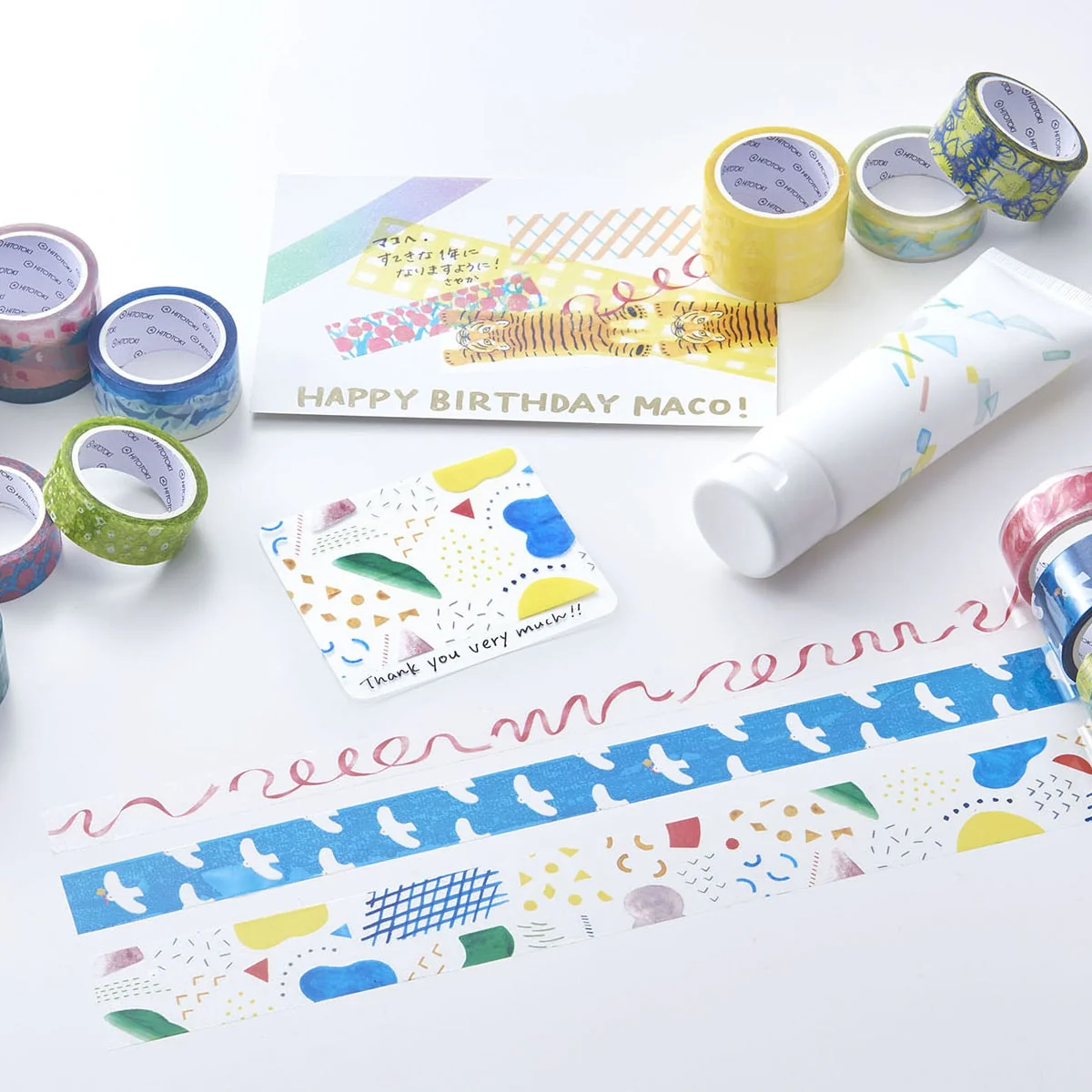 Hitotoki Soda Transparent Masking Tape Grid - Image 8