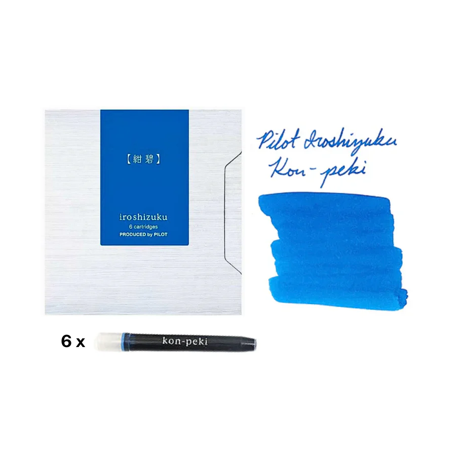 Pilot Iroshizuku Ink Cartridge - Kon-peki