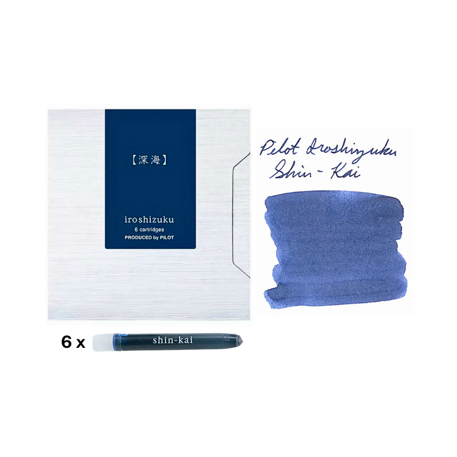 Pilot Iroshizuku Ink Cartridge - Shin-kai