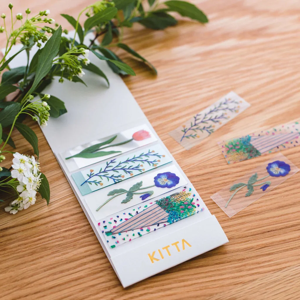 KITTA Masking Tape - Clear Flower - Image 8