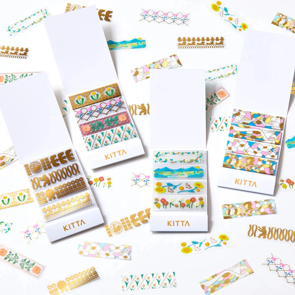KITTA Masking Tape - Clear Parts (Gold Foil) - Image 8