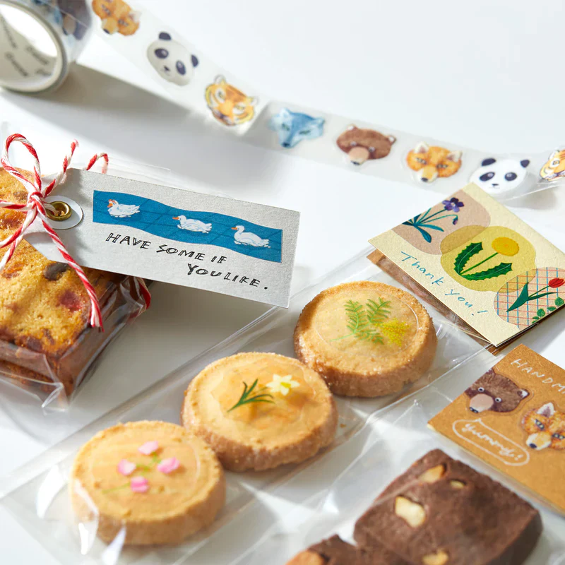 KITTA Soda Transparent Masking Tape (Sticker Type) - Rolling Cat - Image 5