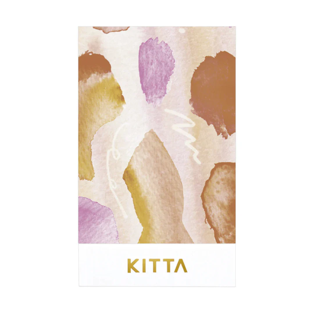 KITTA Washi Tape - Collage Suisai (Silver Foil) - Image 2