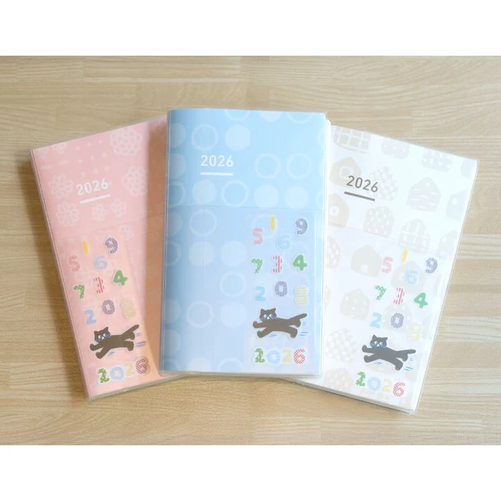 Kokuyo Jibun Techo DAYs 2026 A5 Slim Diary - SOUSOU Pink [Pre-Order] - Image 6