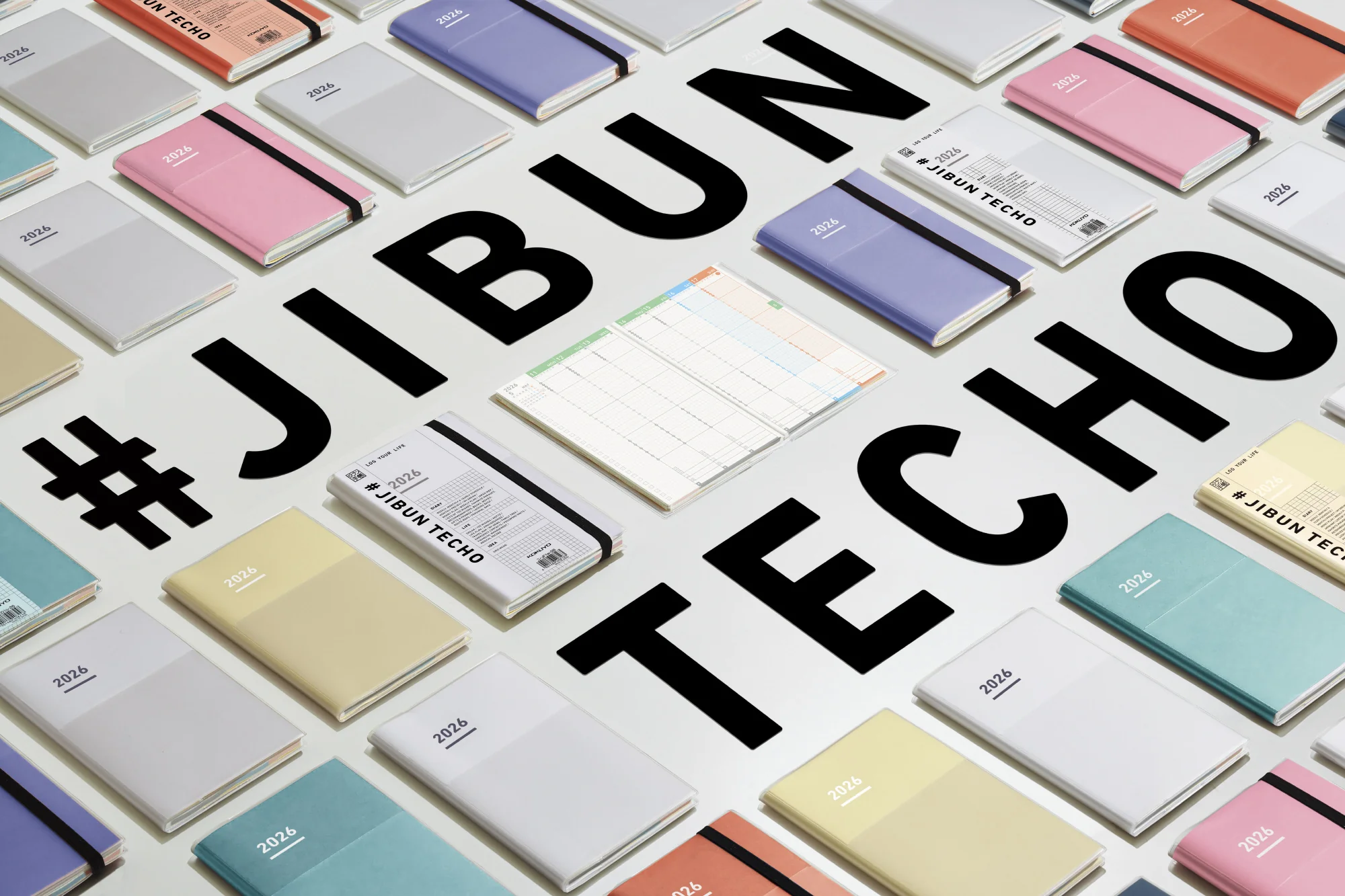 Kokuyo Jibun Techo First Kit DIARY + LIFE + IDEA 2026 B6 Mini Slim - Purple [Pre-Order] - Image 4