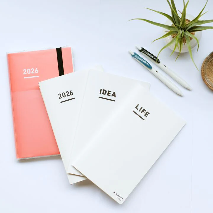 Kokuyo Jibun Techo First Kit DIARY + LIFE + IDEA 2026 B6 Mini Slim - Purple [Pre-Order] - Image 9