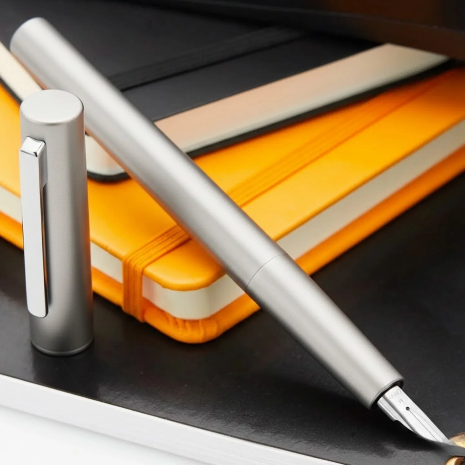 Lamy Aion Fountain Pen Olive Silver - Image 5