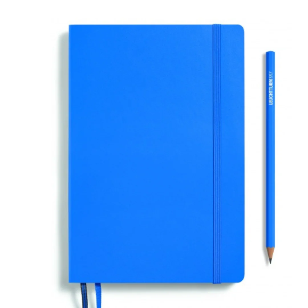 Leuchtturm1917 A5 Medium Hardcover Daily Planner 2025 - Sky - Image 2