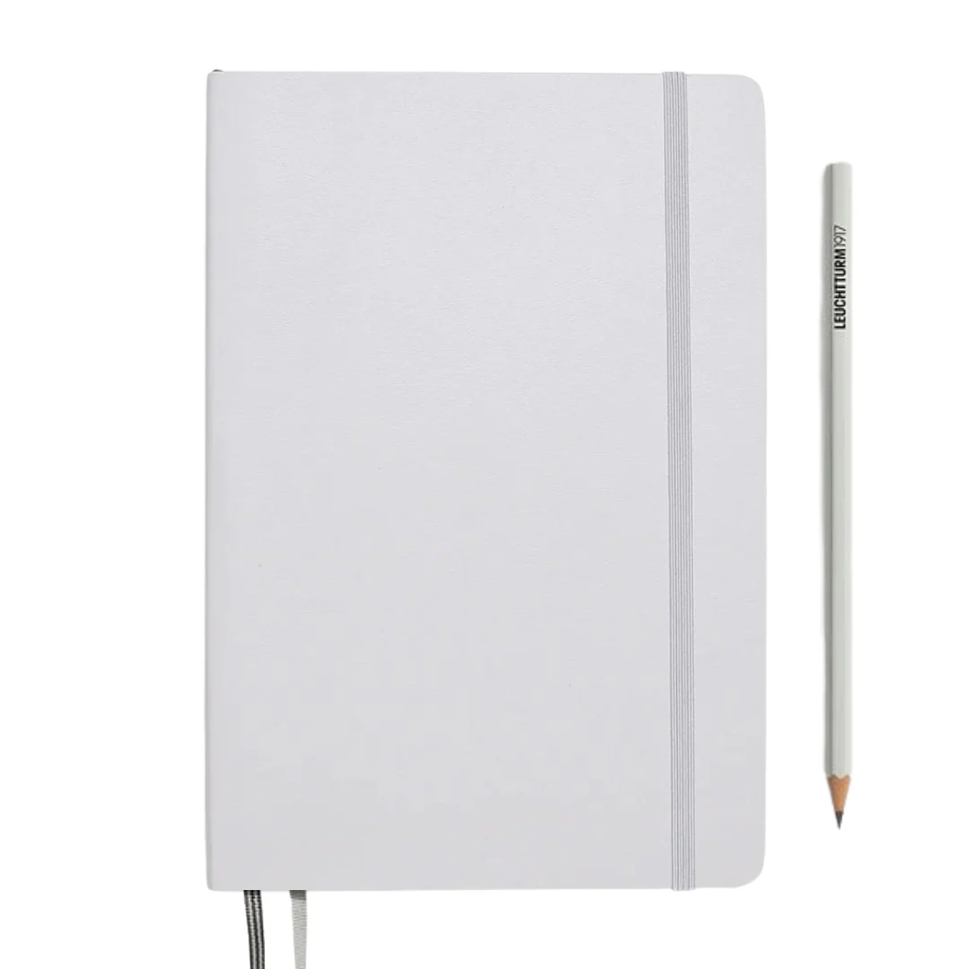 Leuchtturm1917 A5 Medium Softcover Notebook - Plain / Light Grey - Image 4