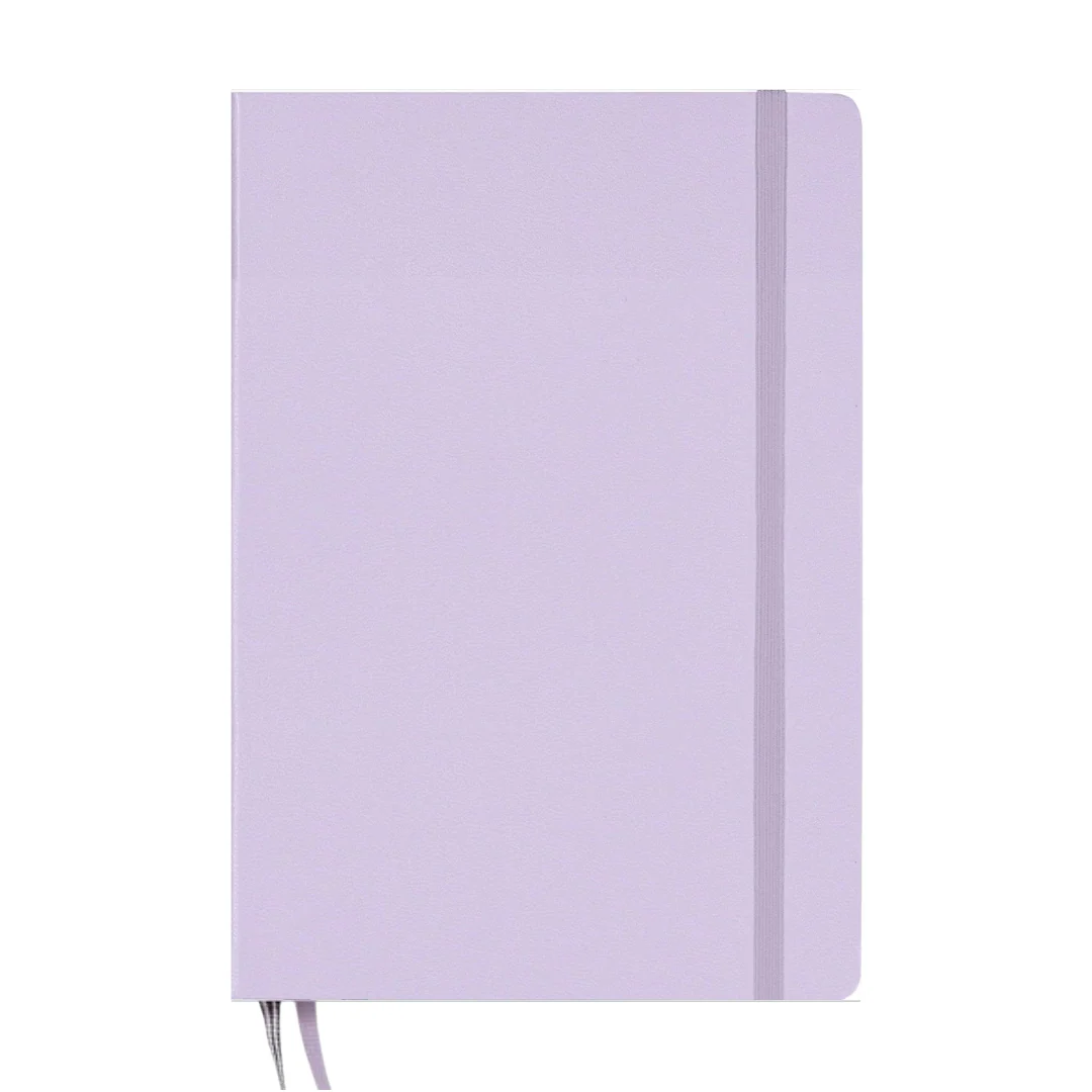 Leuchtturm1917 A5 Medium Hardcover Weekly Planner & Notebook 2025 - Dotted / Lilac - Image 4