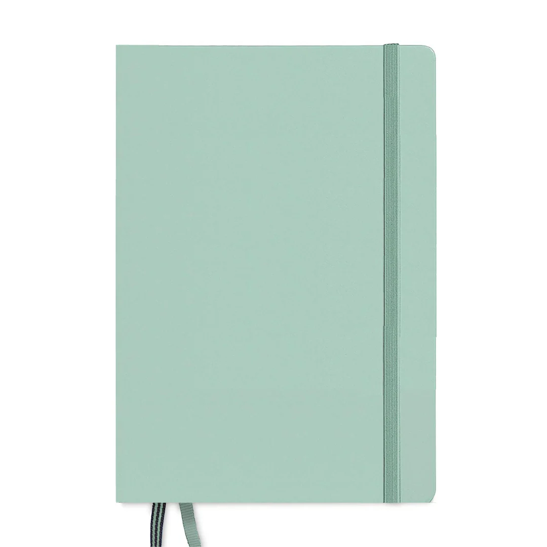 Leuchtturm1917 A5 Medium Hardcover Weekly Planner & Notebook 2025 - Mint Green - Image 4
