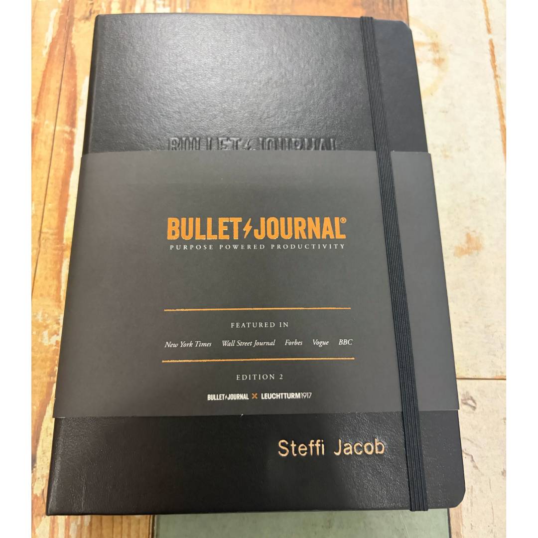 Leuchtturm1917 Bullet Journal Edition 2 A5 Medium Hardcover Notebook - Dotted / Black - Image 14