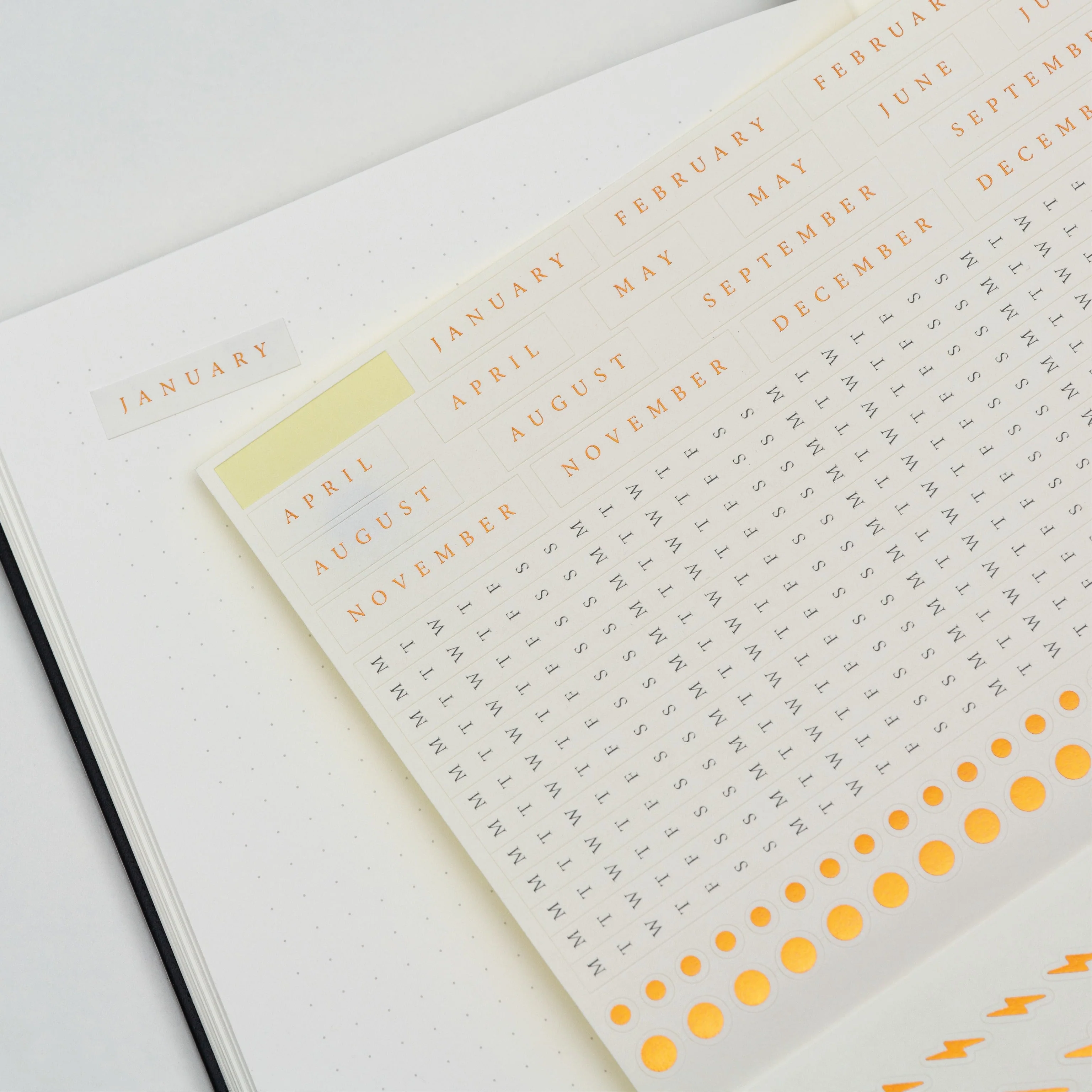 Leuchtturm1917 Bullet Journal Edition 2 A5 Medium Hardcover Notebook - Dotted / Black - Image 8