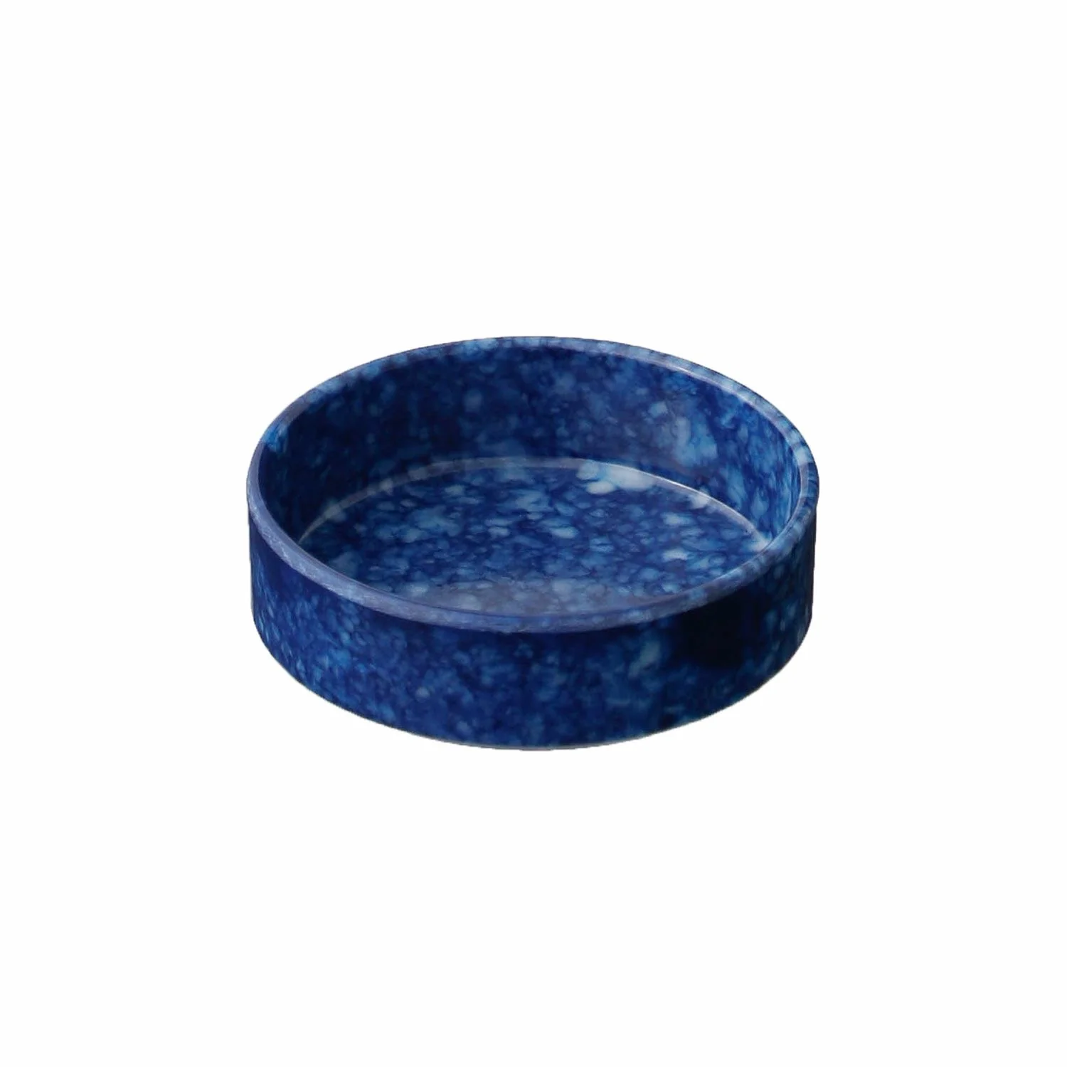Hightide Marbled Melamine Stacking Tray Small - Navy