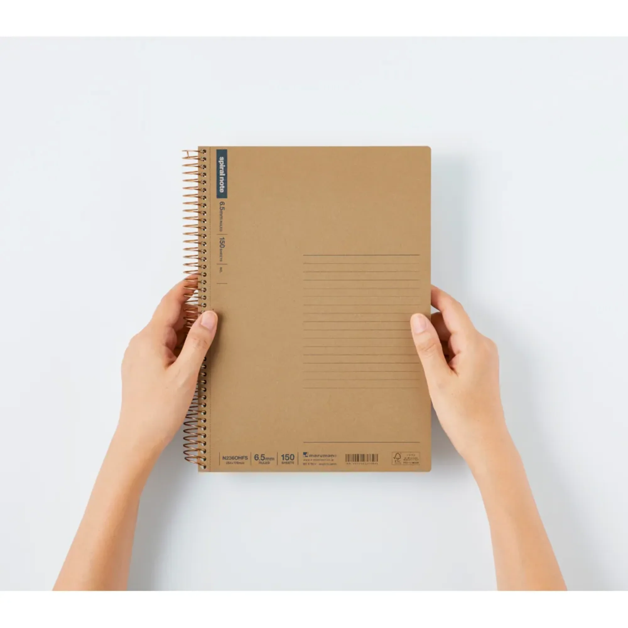 Maruman B5 Spiral Note BASIC 6.5mm 150 Sheets - Image 6
