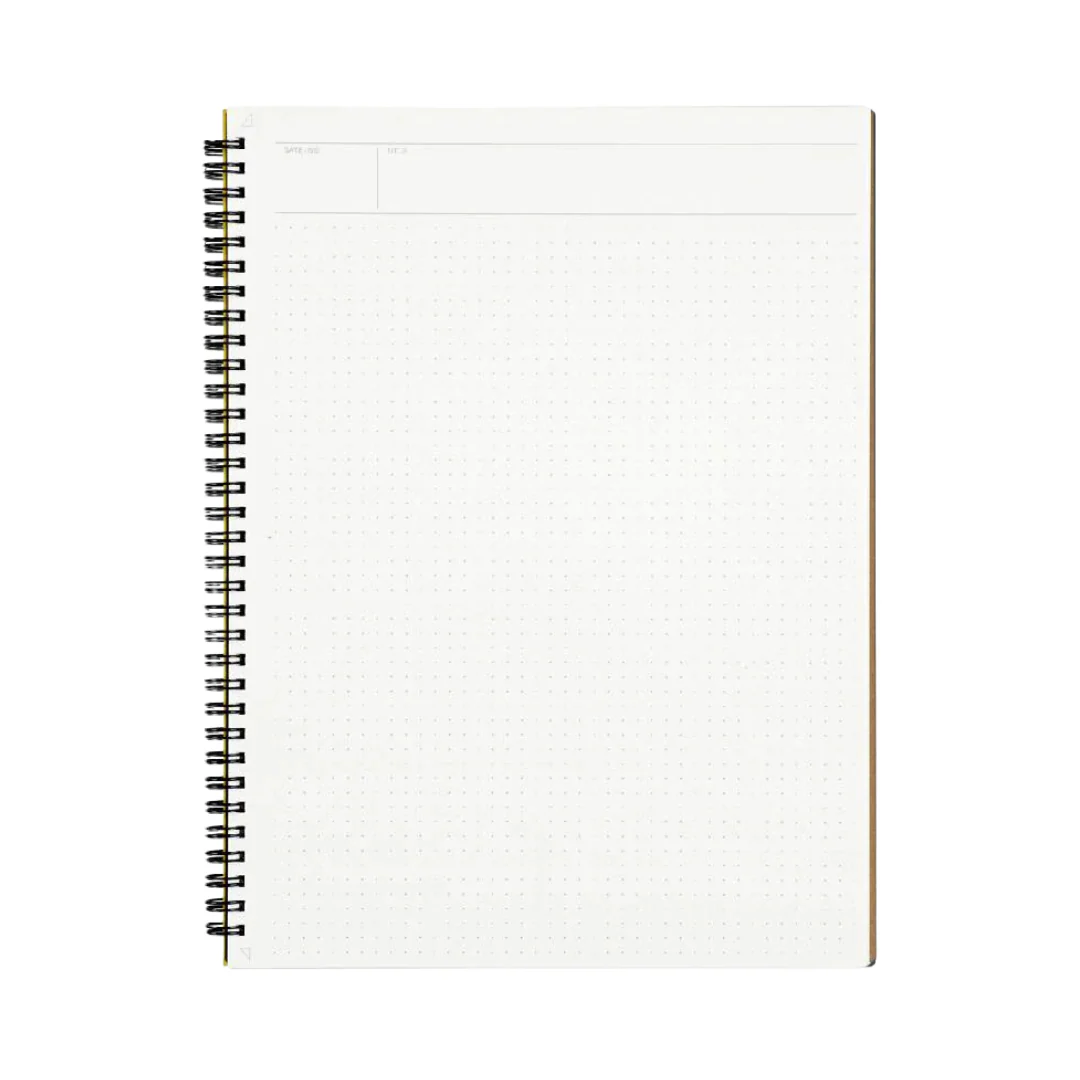 Maruman Mnemosyne A4 Notebook - Dot Grid (Black)