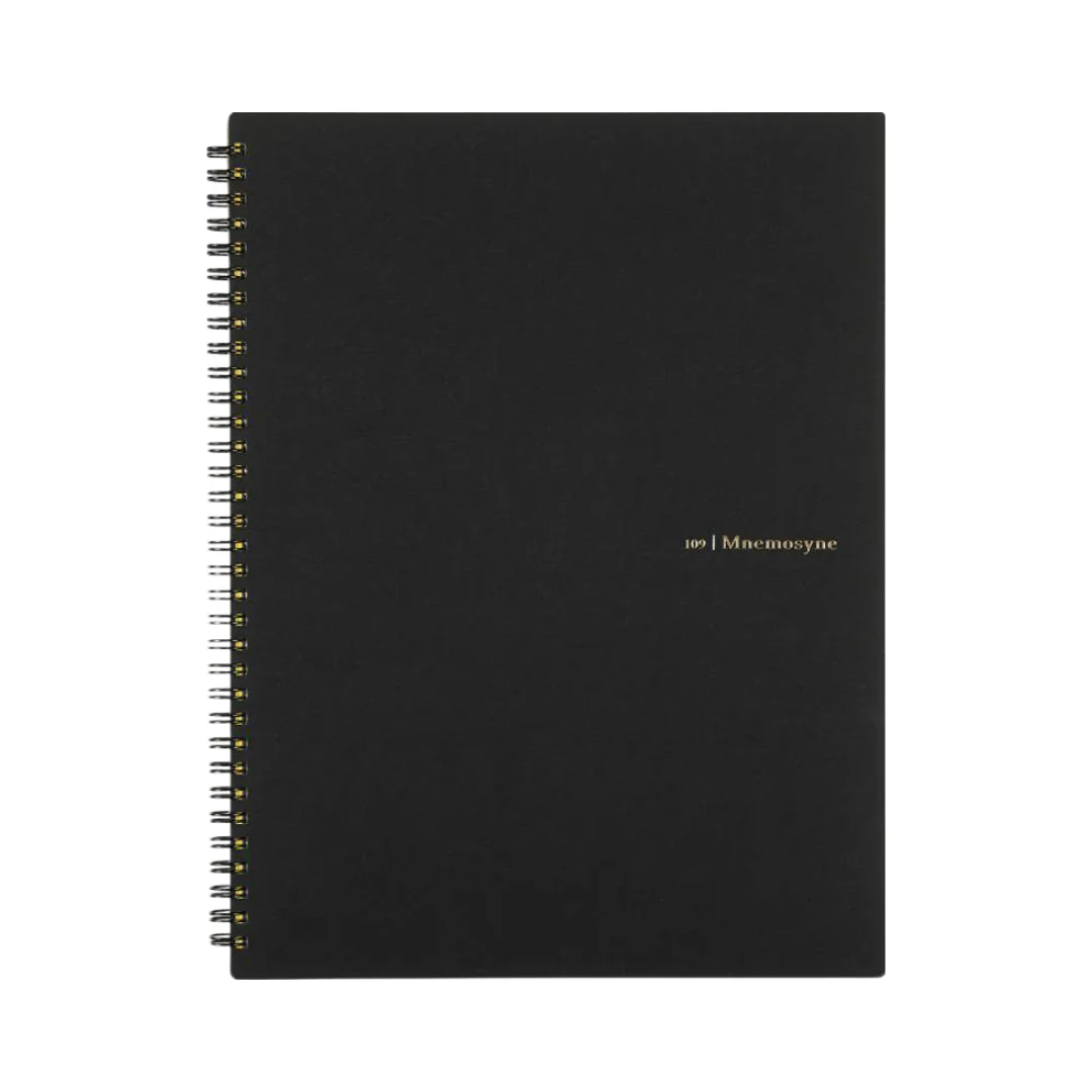 Maruman Mnemosyne A4 Notebook - Dot Grid (Black) - Image 2