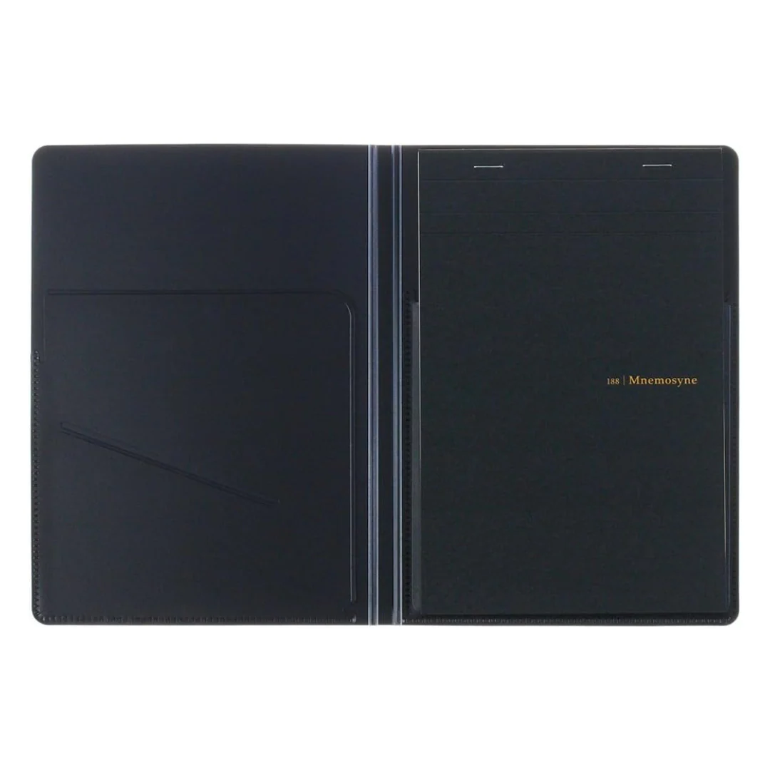 Maruman Mnemosyne Notepad Holder with A5 Graph Notepad (Black) - Image 2
