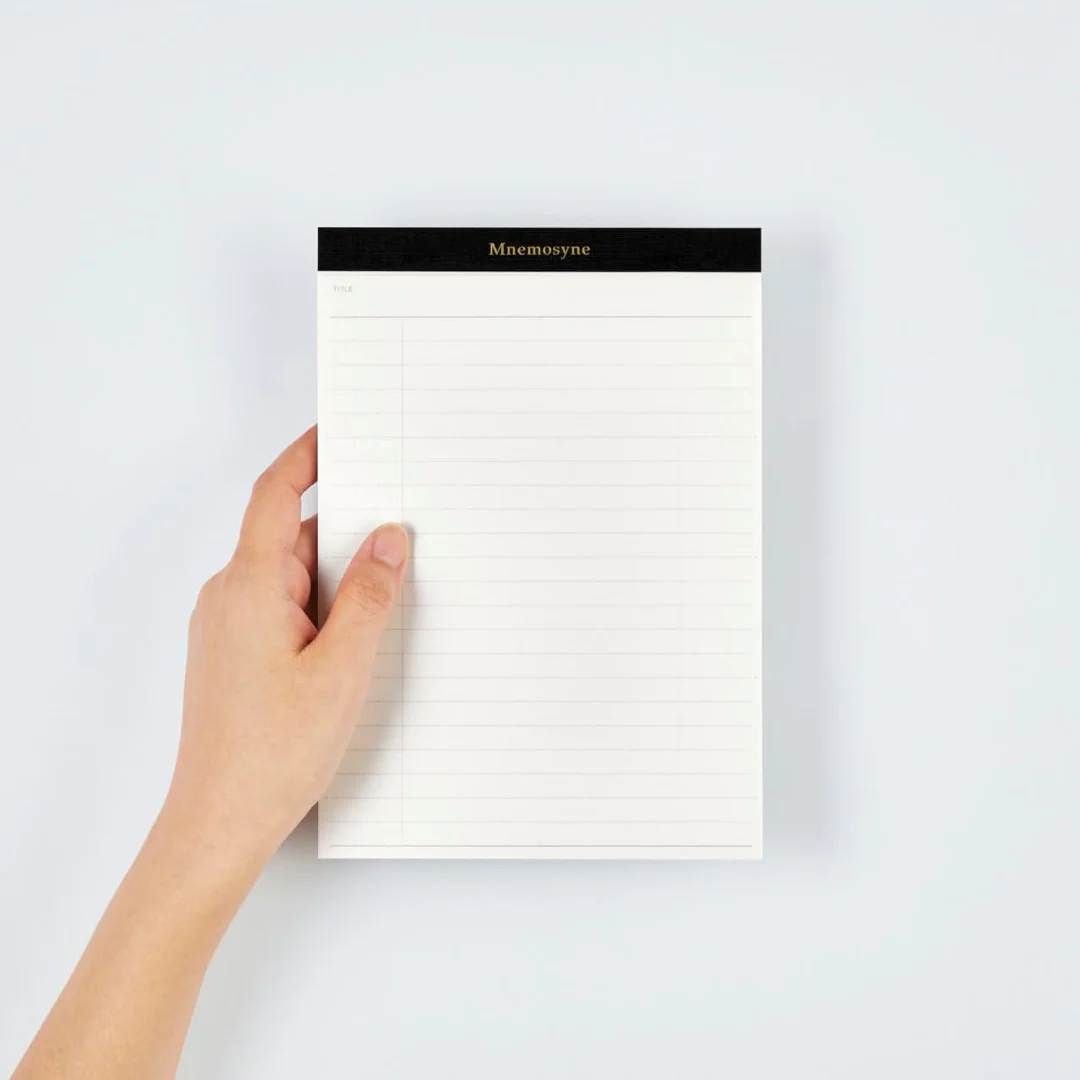 Maruman Mnemosyne A5 Notepad Refill - Ruled / Pack of 3 - Image 4