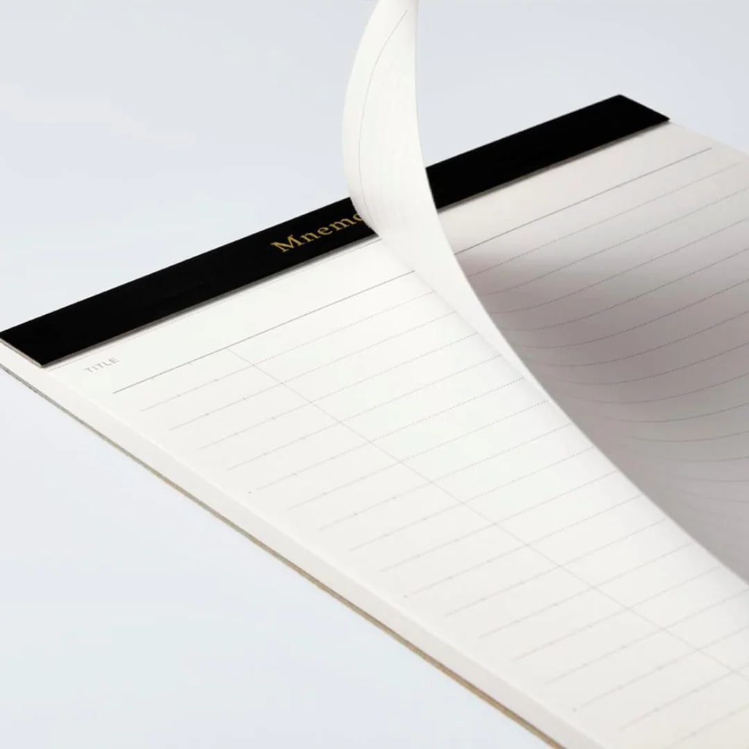 Maruman Mnemosyne A5 Notepad Refill - Ruled / Pack of 3 - Image 7