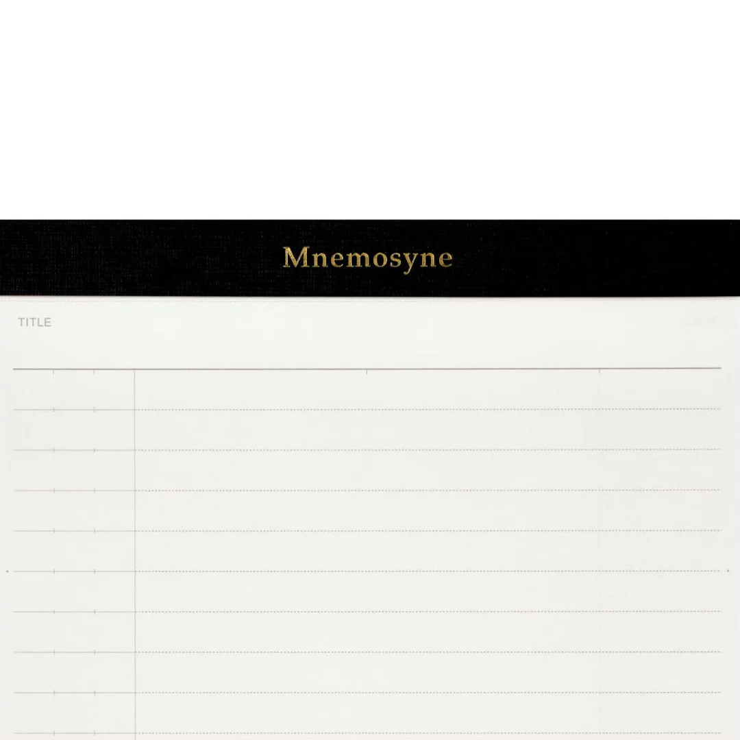Maruman Mnemosyne A5 Notepad Refill - Ruled / Pack of 3 - Image 8