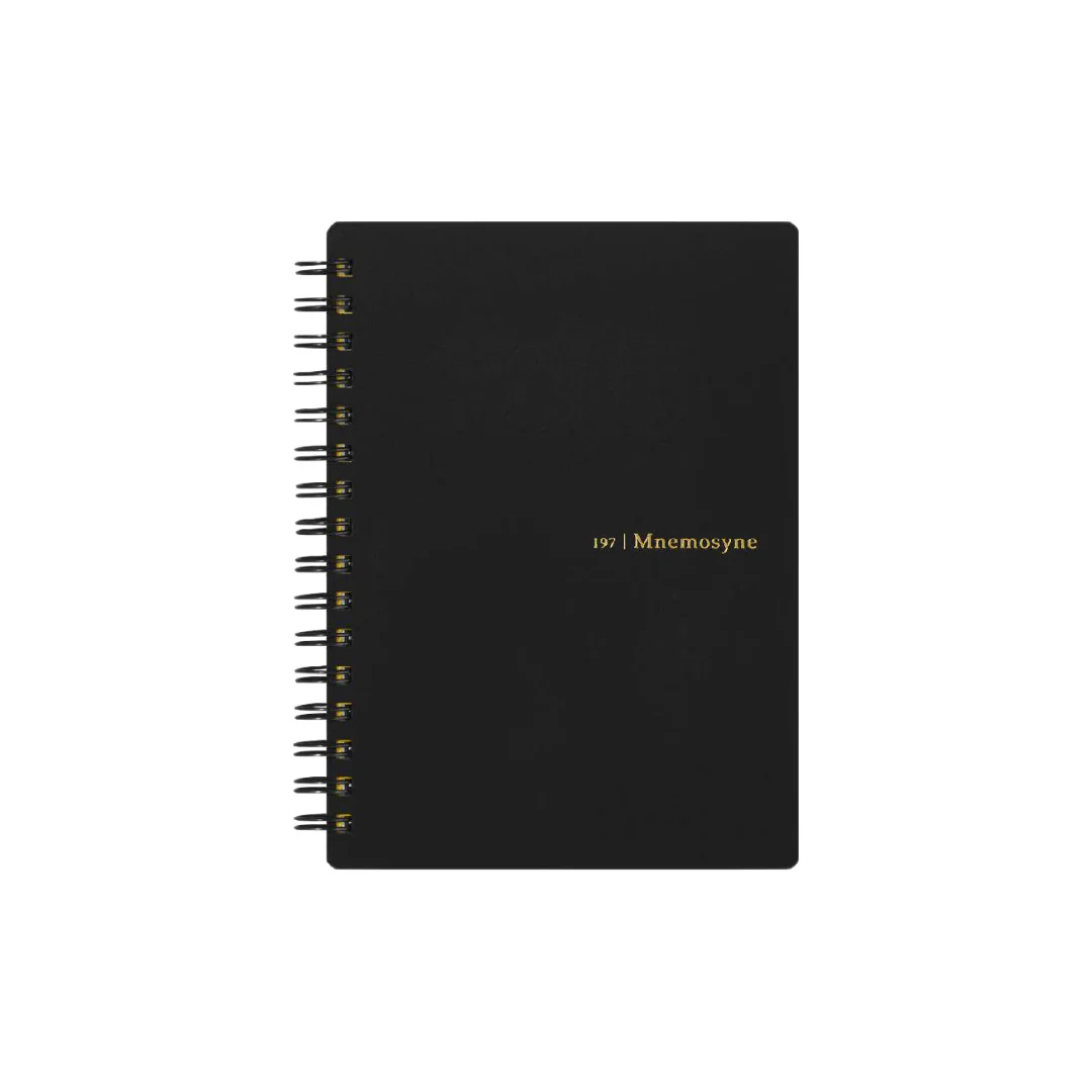 Maruman Mnemosyne A6 Notebook - Ruled (Black) - Image 2
