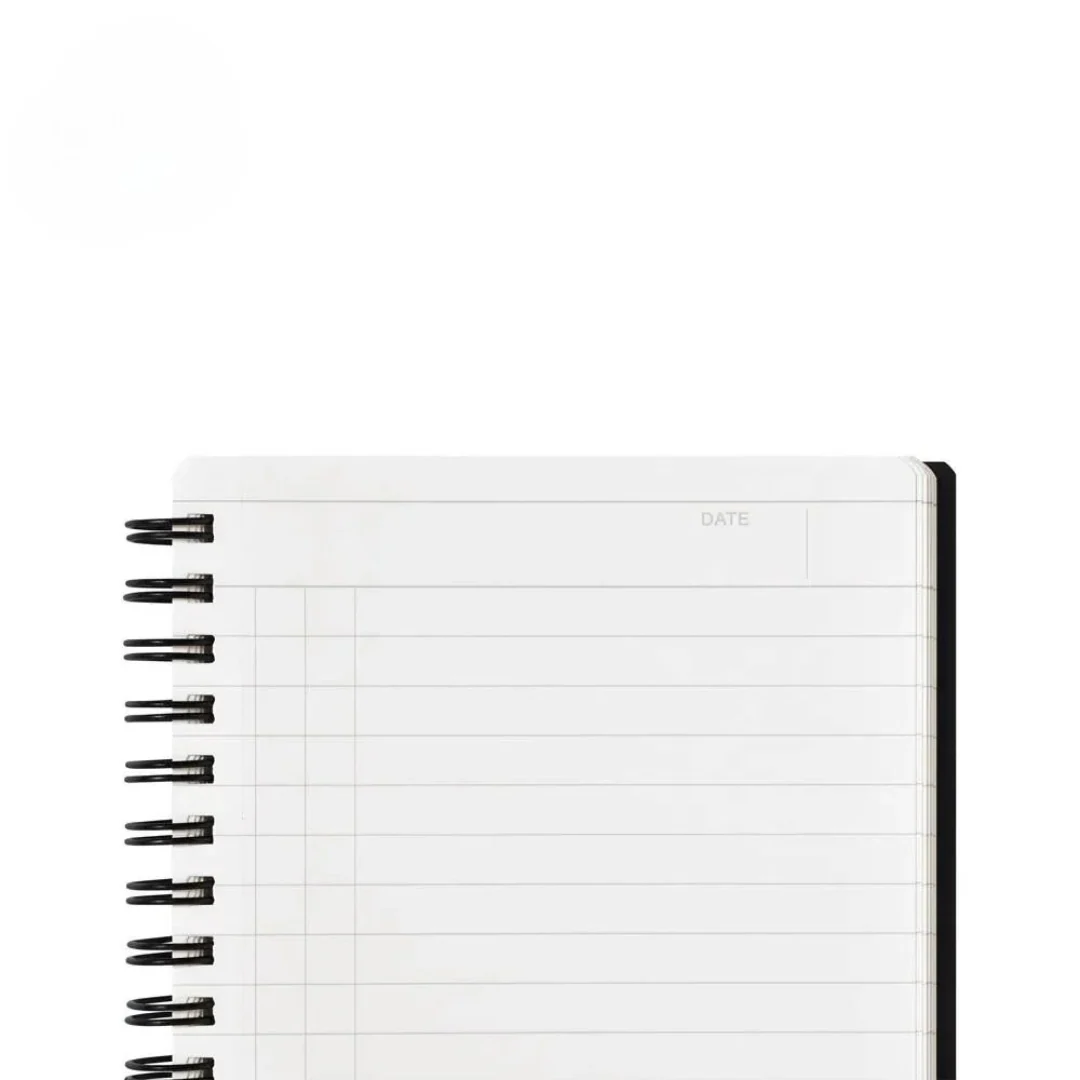 Maruman Mnemosyne A6 Notebook - Ruled (Black) - Image 6