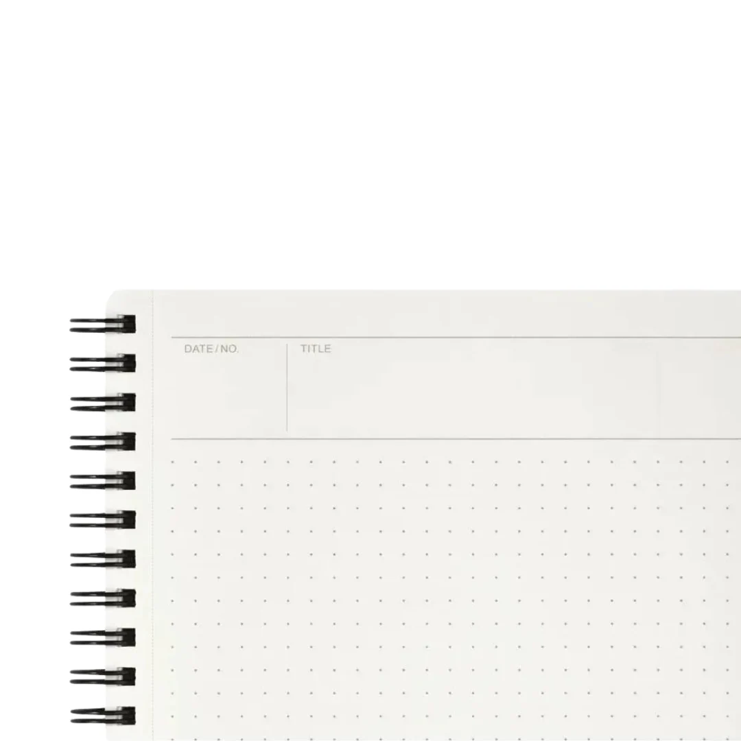 Maruman Mnemosyne B5 Notebook - Dot Grid (Black) - Image 5