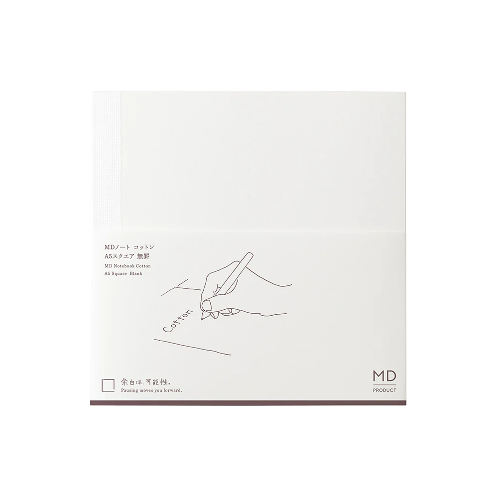 MD Notebook Cotton <A5 Square> Blank A