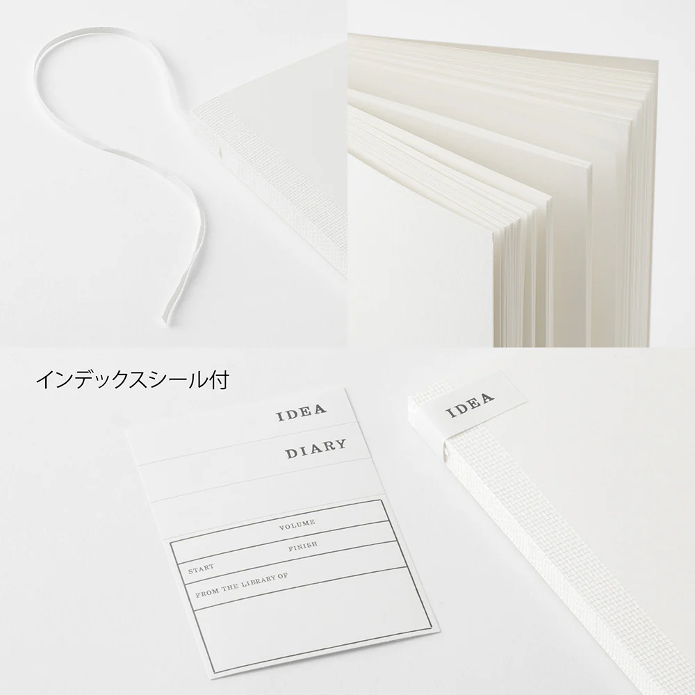 MD Notebook Cotton <A5 Square> Blank A - Image 10