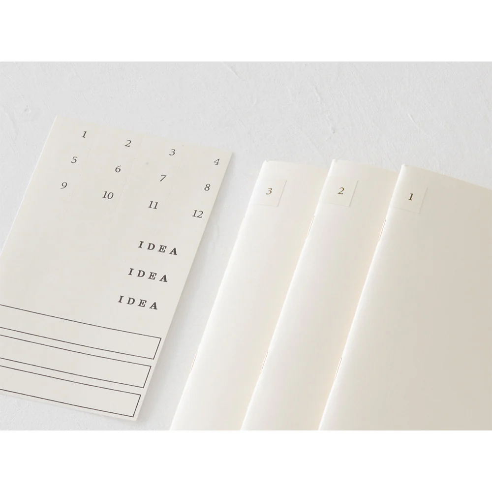 MD Notebook Light <A5> Blank 3pcs Pack A - Image 3