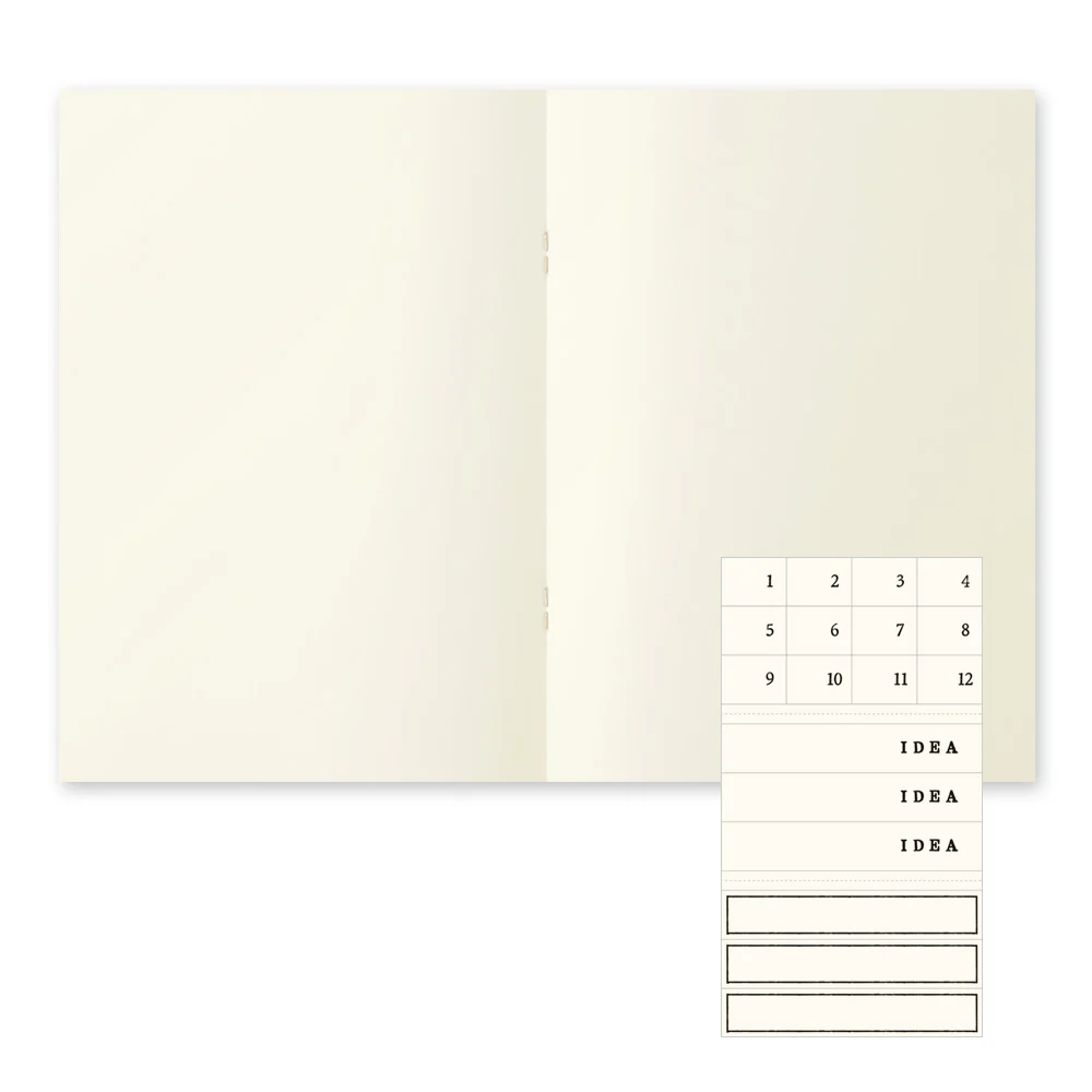 MD Notebook Light <A5> Blank 3pcs Pack A - Image 6