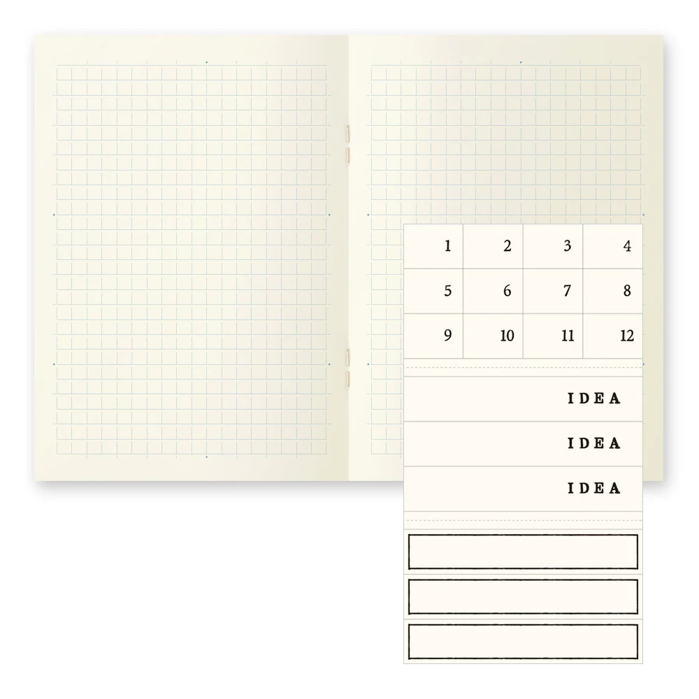 MD Notebook Light A6 - Grid (3pcs/pack) - Image 3
