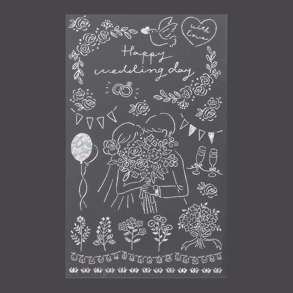 Midori Foil Transfer Sticker for Decoration - 2652 Wedding Ceremony - Image 2
