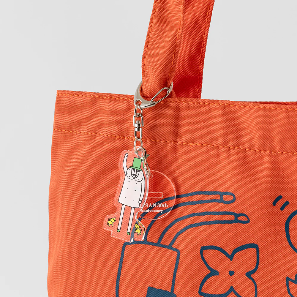 Midori Ojisan 30th Anniversary Acrylic Keychain Hi! - Image 4
