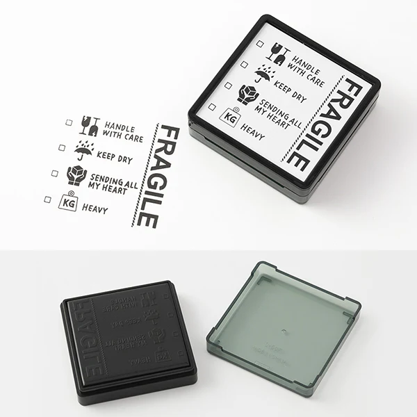 Midori Paintable Stamp Pre-inked Fragile - Image 3