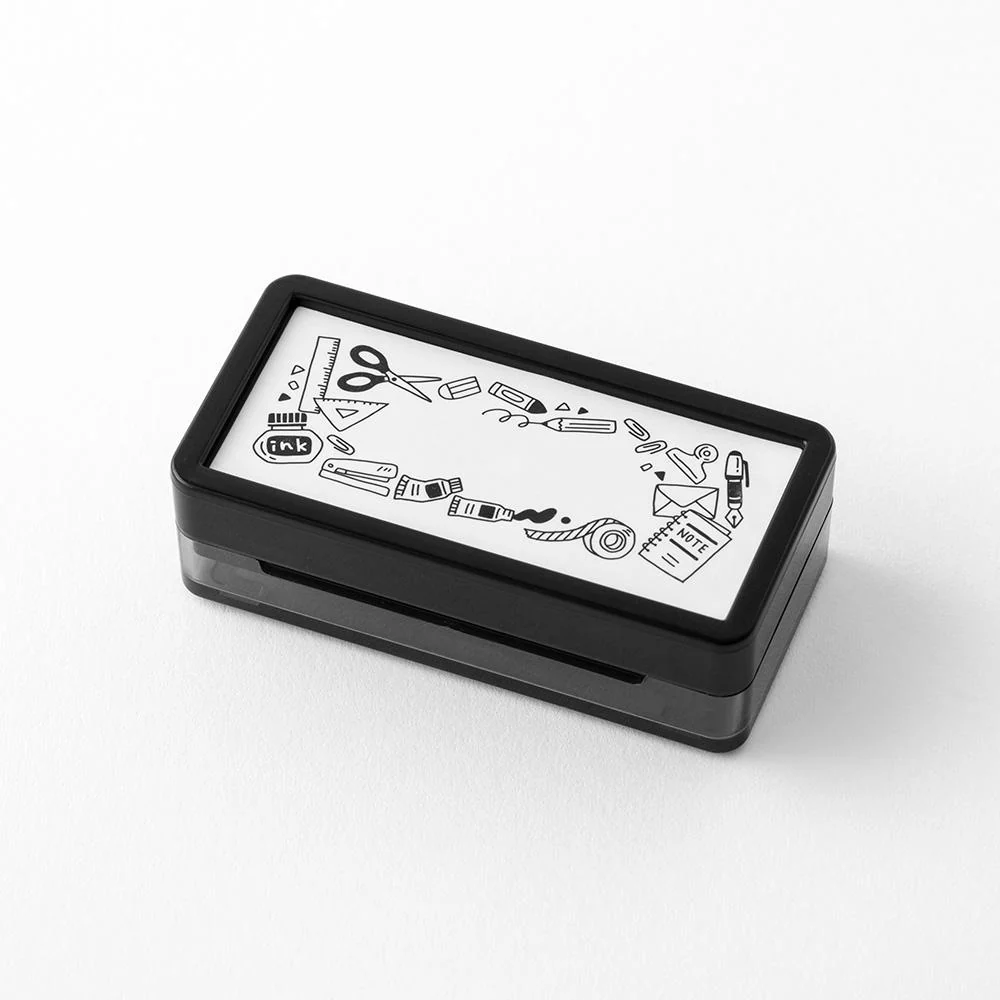 Midori Paintable Stamp Pre-Inked Half Size Stationery - Image 2