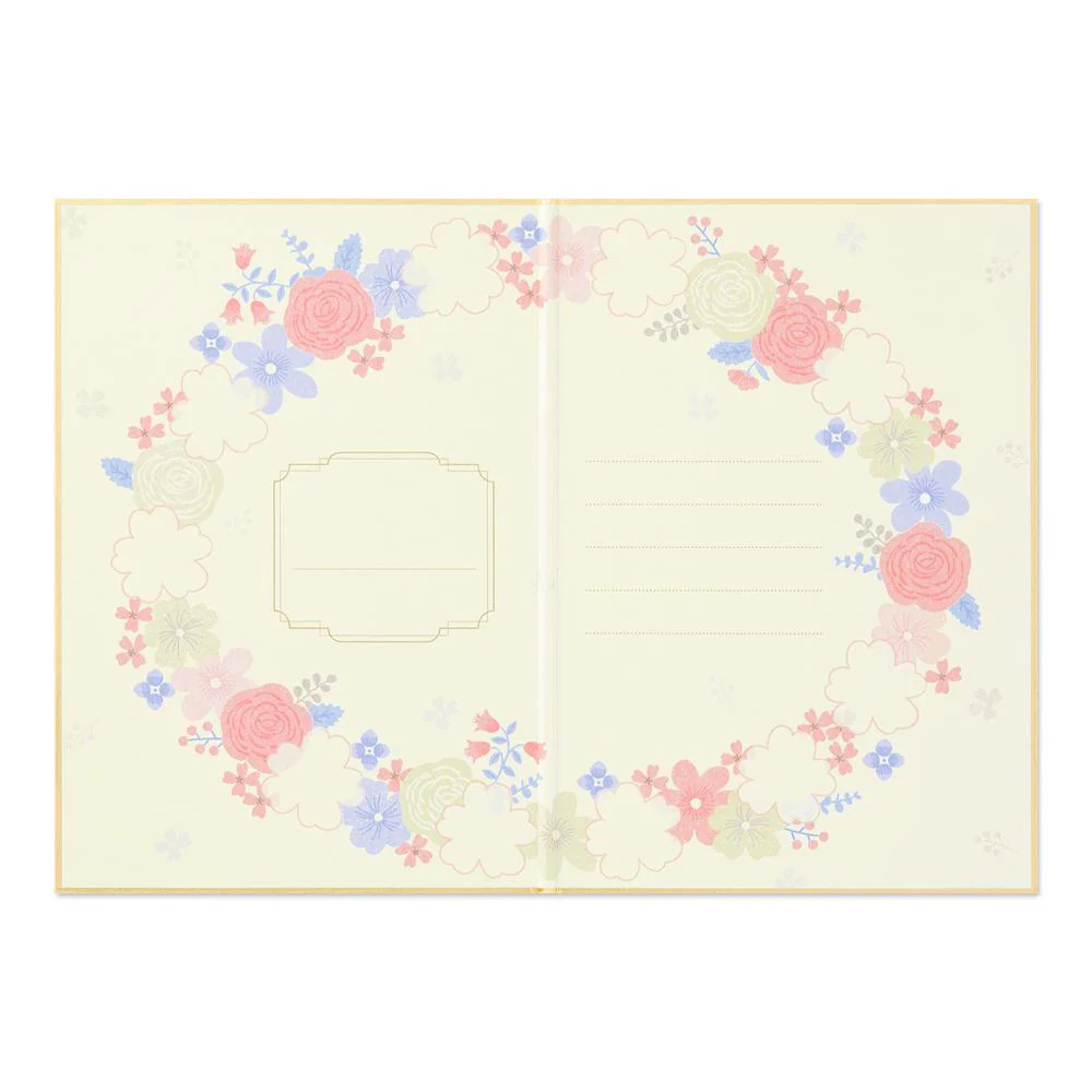 Midori Wreath Foldable Signature Board B6 With Envelope (For 10 People) - Image 5
