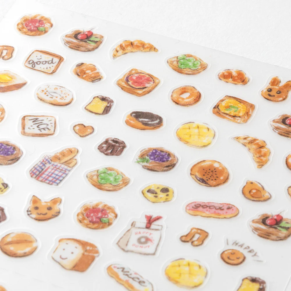 Midori Sticker (1 Sheet) - Bread - Image 5