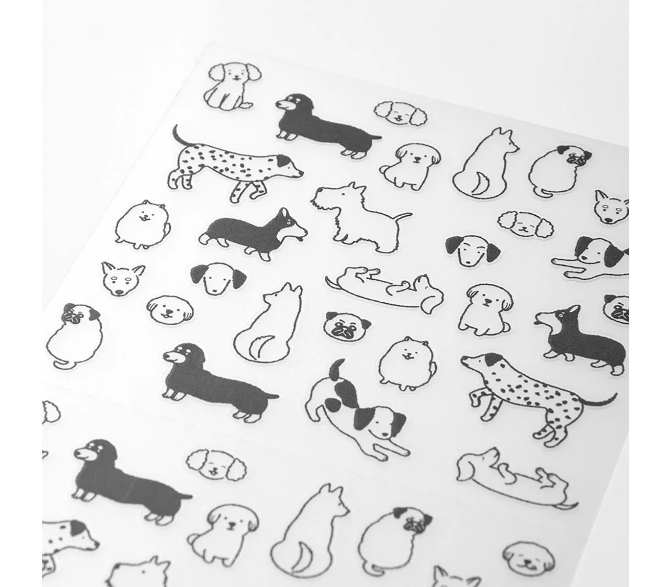 Midori Notebook Sticker - Dogs - Image 4