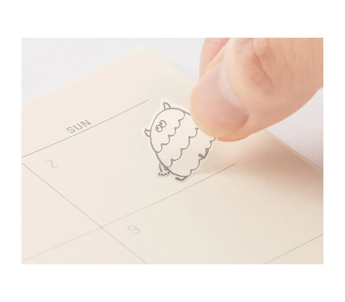 Midori Notebook Sticker - Monsters - Image 4