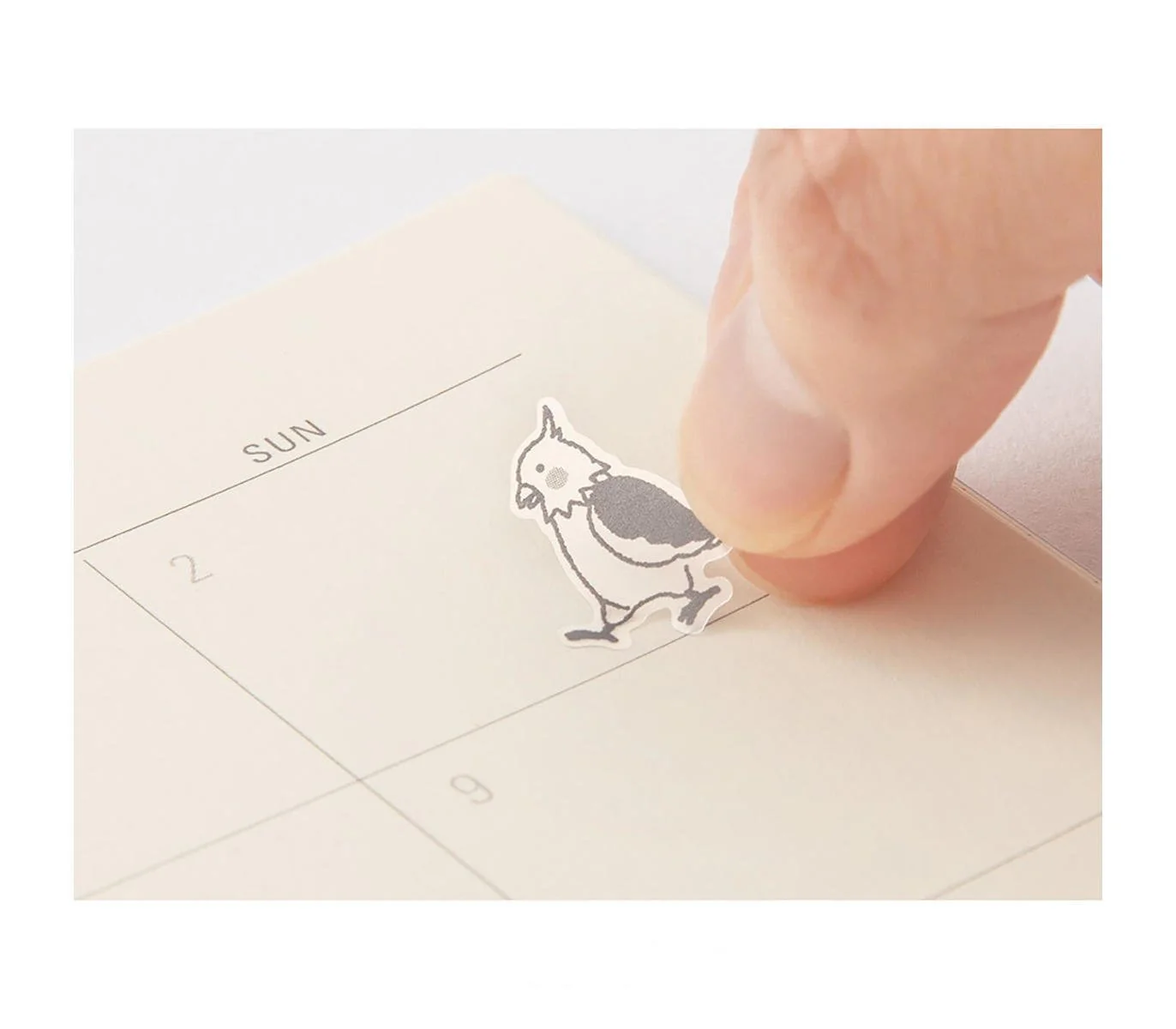 Midori Notebook Stickers - Talking Birds - Image 4