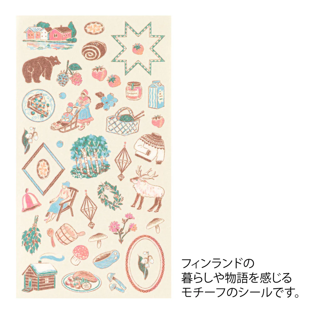 Midori Sticker 2714 Finnish Motifs - Image 2